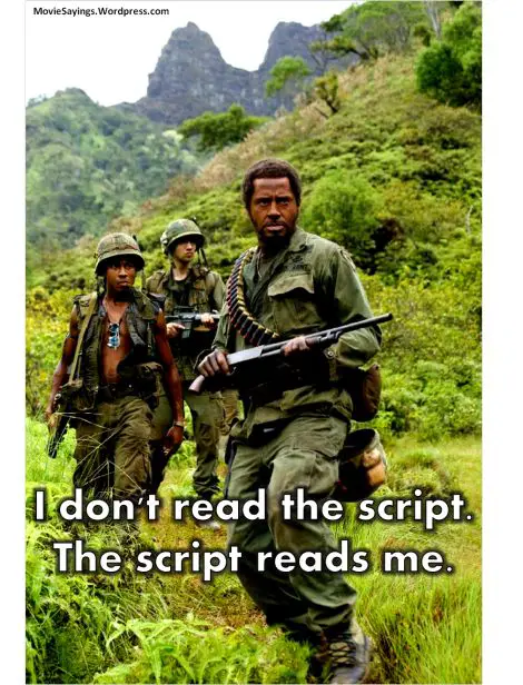 Robert Downey Jr Tropic Thunder Quotes