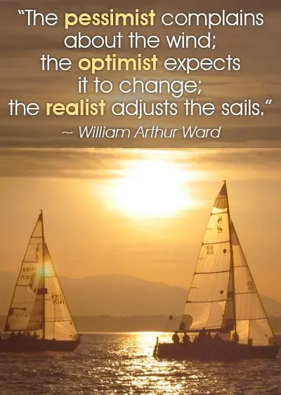 William Arthur Ward Quotes About Pessimist, Optimist, And Realist