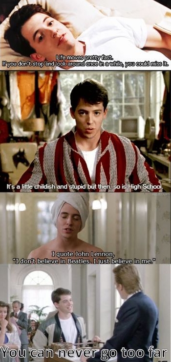 Best Ferris Bueller Quotes About High School