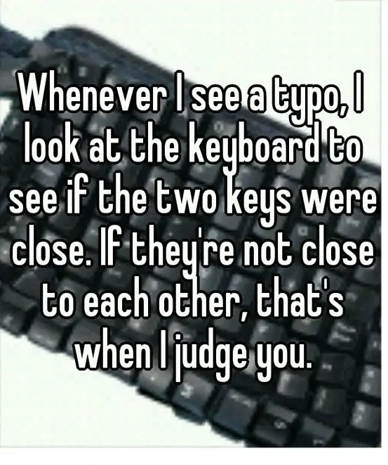 Grammar Joke About Two Keyboard Keys