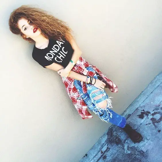 Mahogany Lox In Cool Outfit