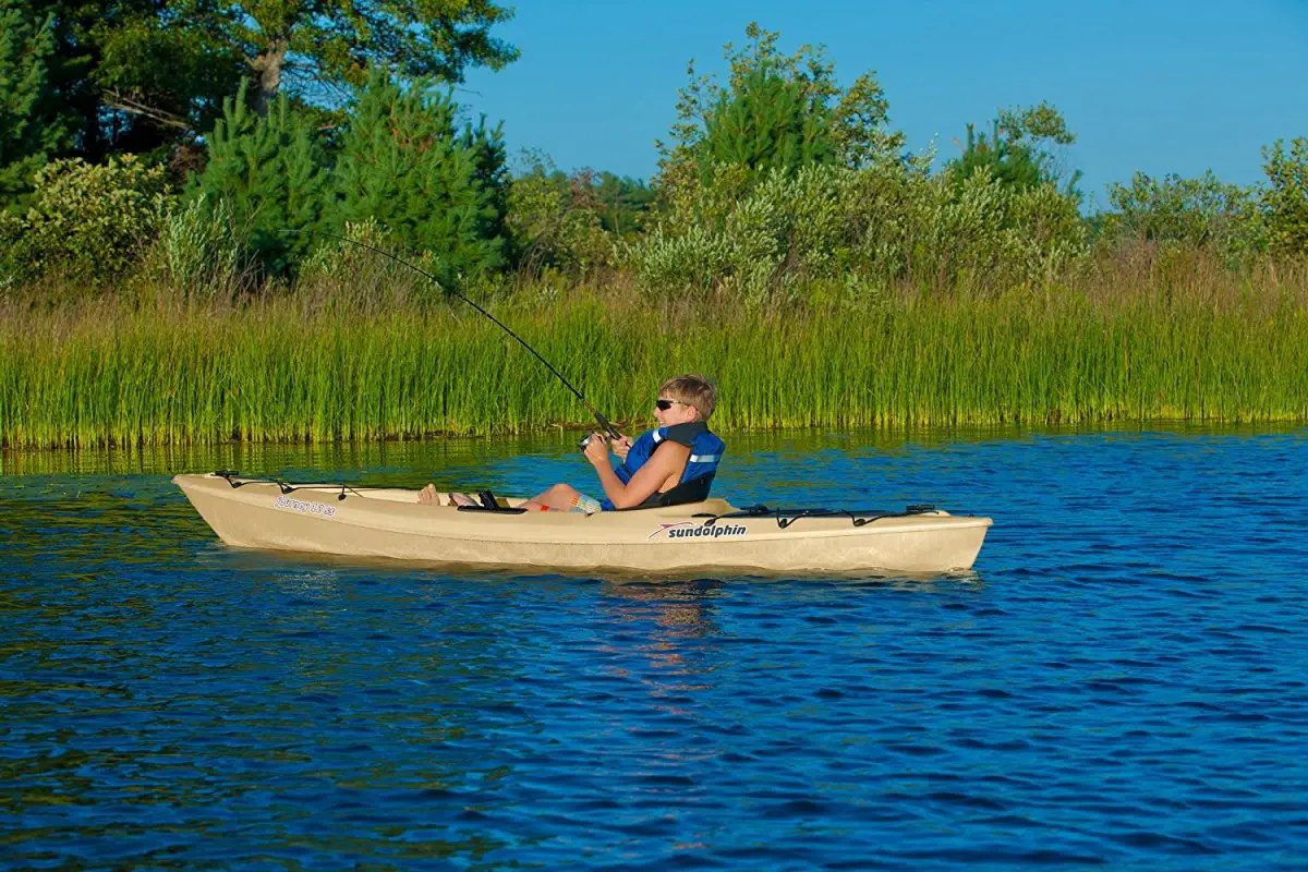 Sun Dolphin Journey 12-Foot Sit-on-top Fishing Kayak