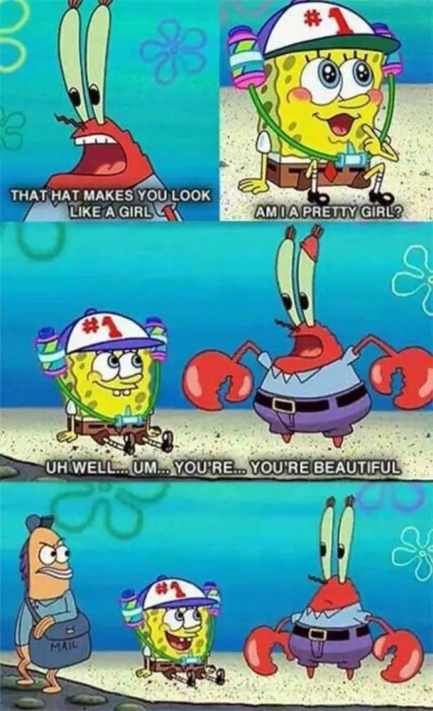 Spongebob Roasts About A Hat