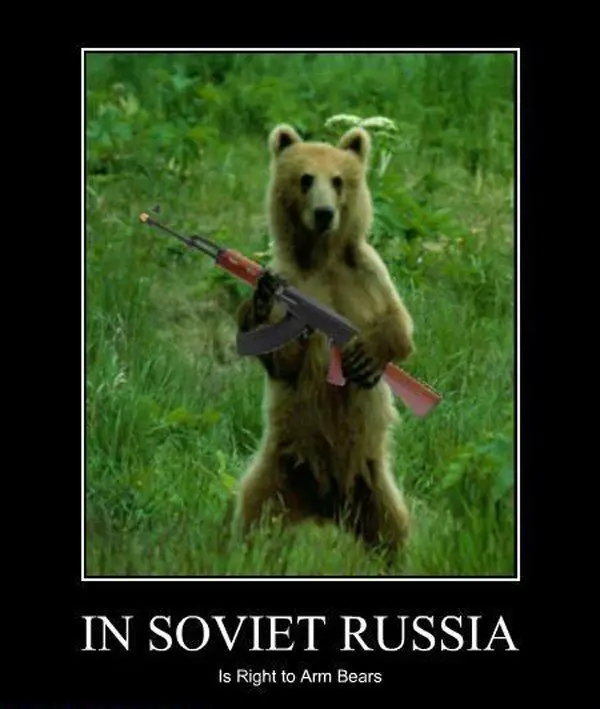 Russian Reversal Joke Meme About The Bullets