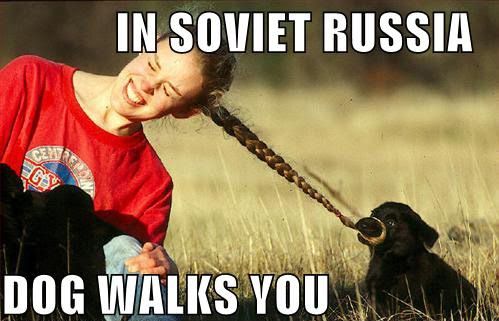 Russian Reversal Joke Meme About The Dog