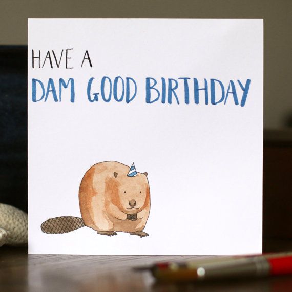 Funny Beaver Meme About Birthday