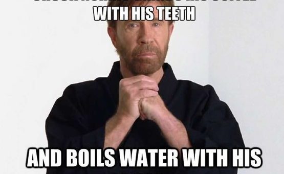 Chuck Norris Water Joke About Rage