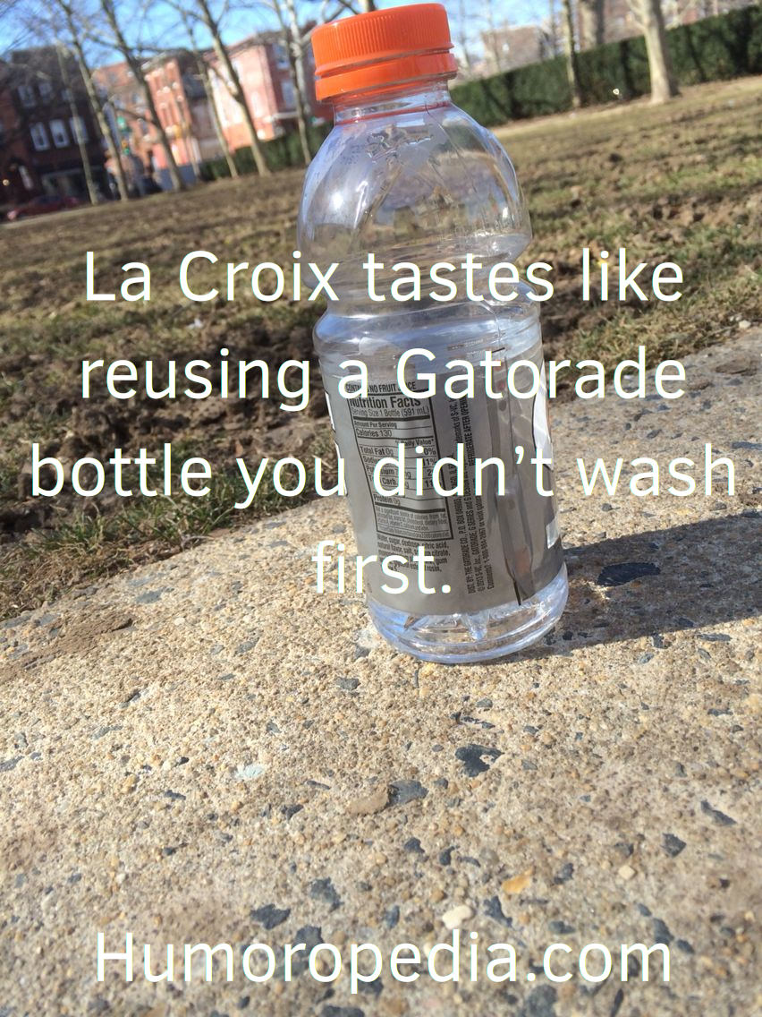La Croix Meme About Gatorade Bottle