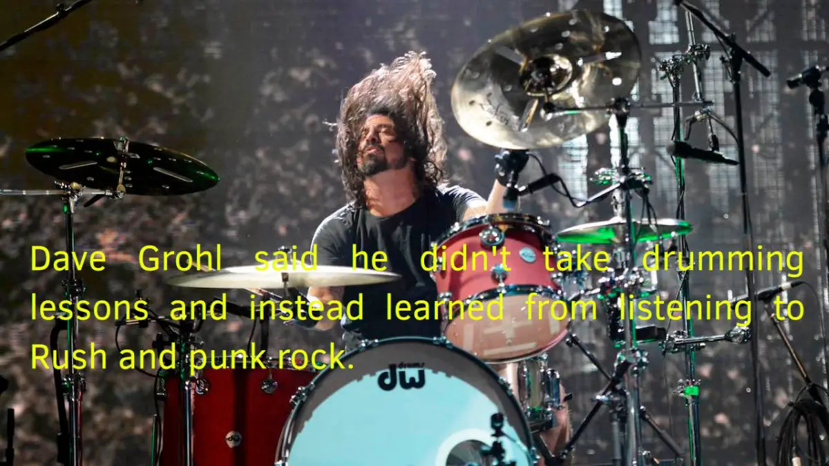 Dave Grohl Fact About His Drumming Experience