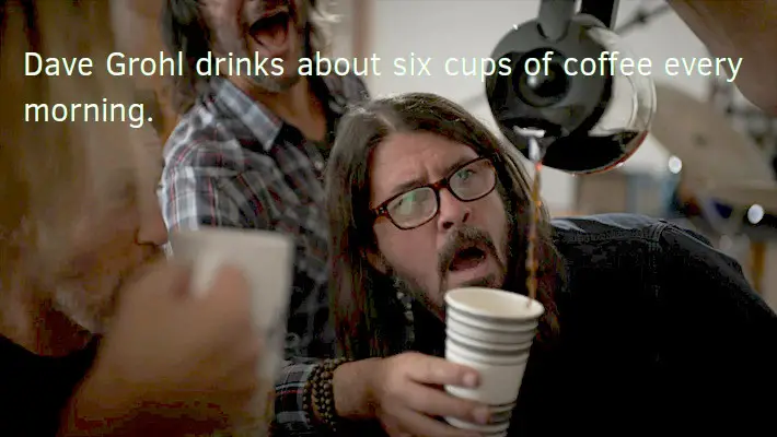 Dave Grohl Fact About His Coffee Addiction