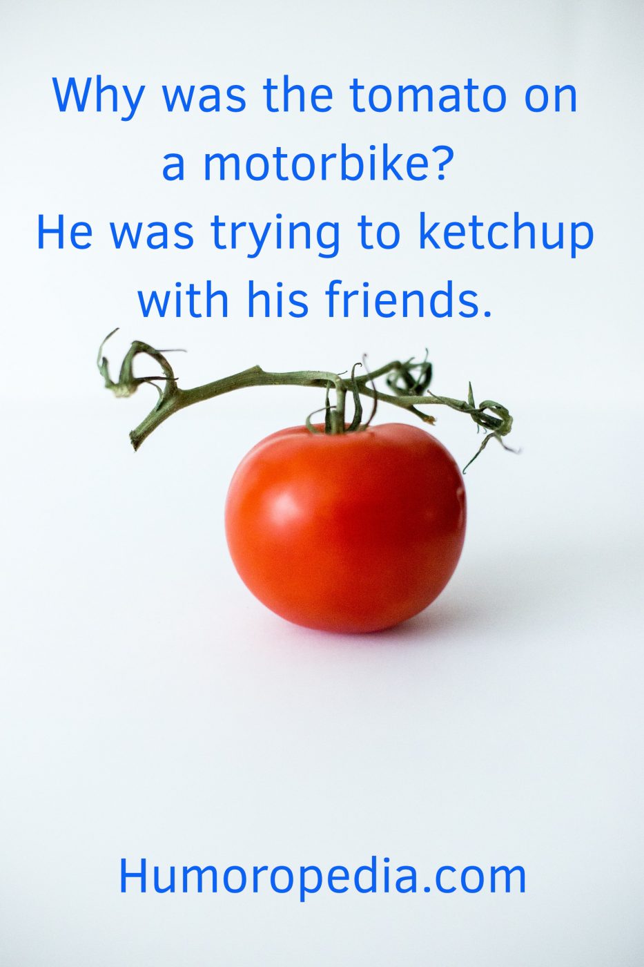 Funny Tomato Pun About Motorbike