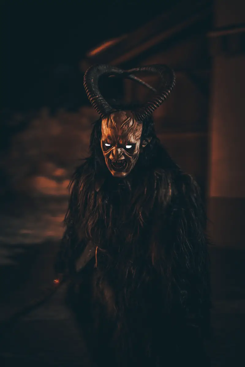 Man Dressed As The Devil