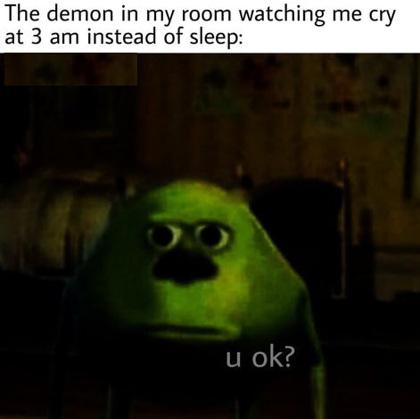 Mike Wazowski As The Demon