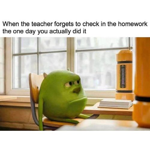 Funny Mike Wazowski Memes About Teacher