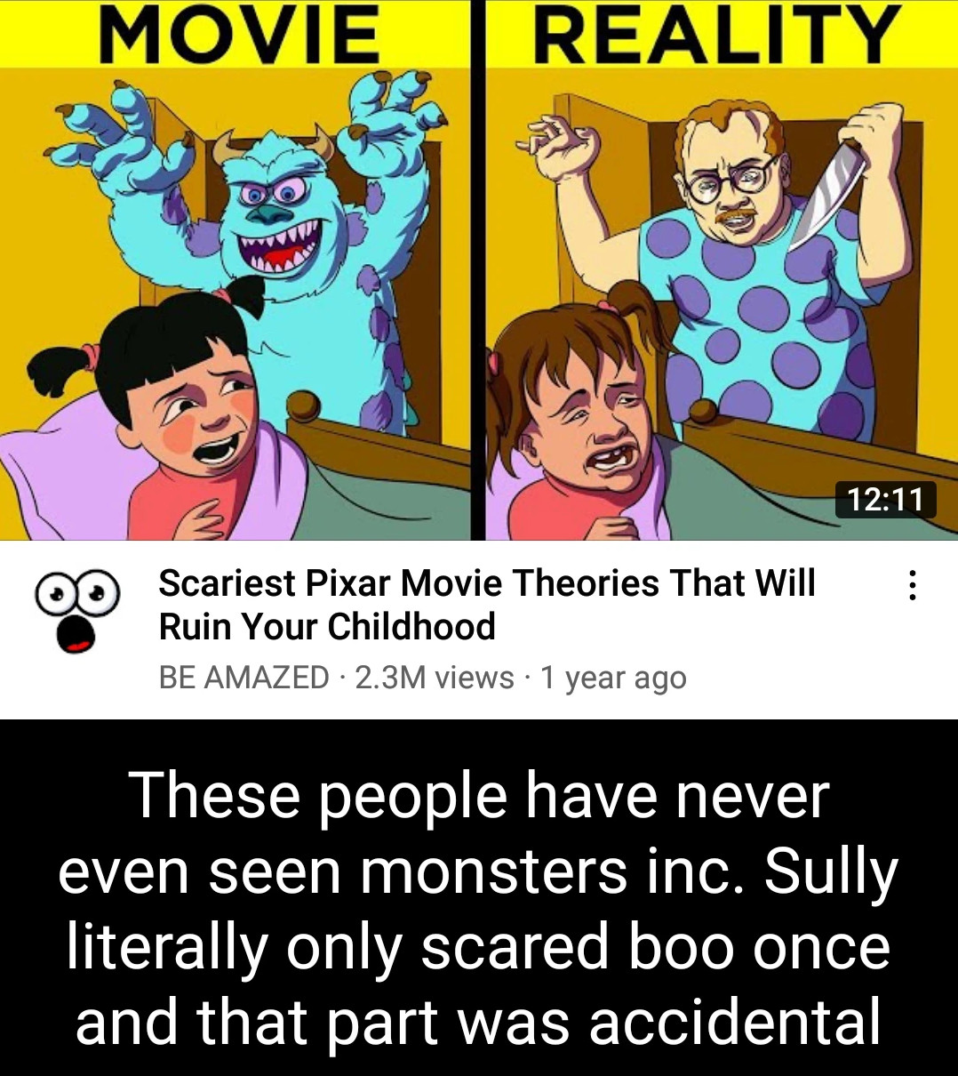 Monsters Inc Memes About Boo Crying