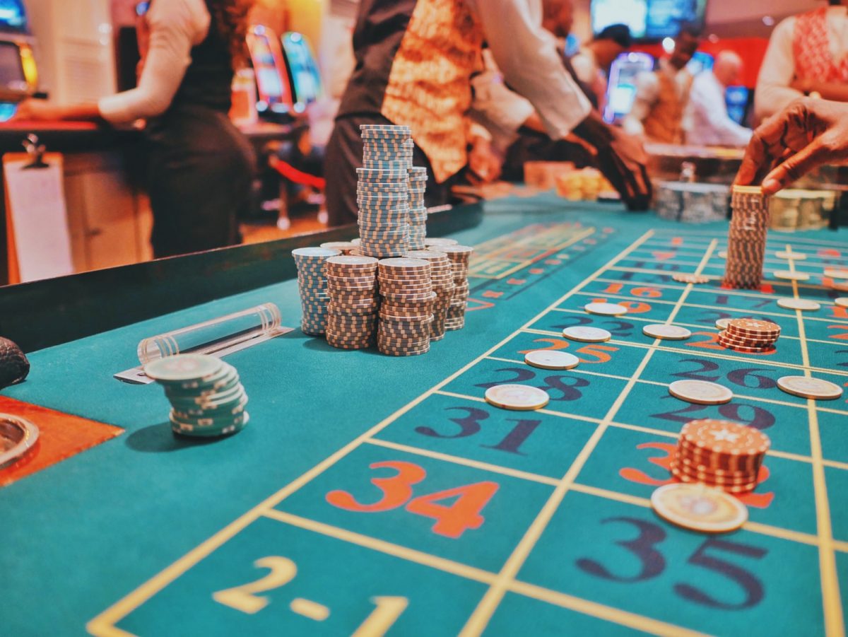 Roulette Table At A Casino