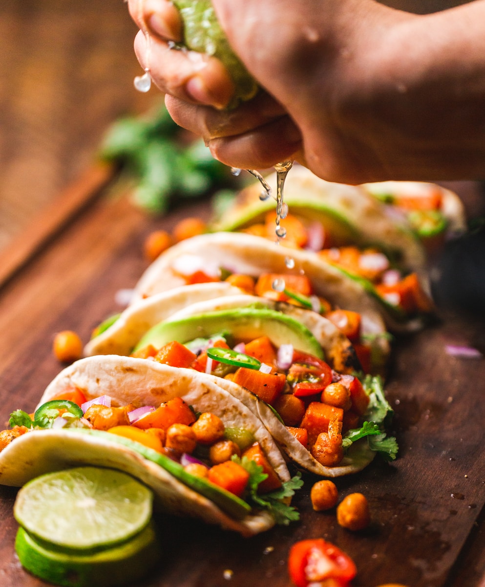 vegetable tacos