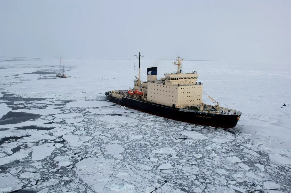 icebreaker ship in the Arctic region