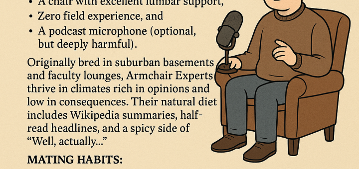 Armchair Expert Definition: How To Be Brilliant Without Standing Up