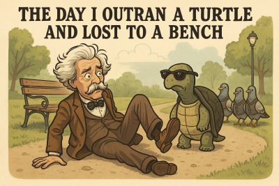 The Day I Outran a Turtle and Lost to a Bench