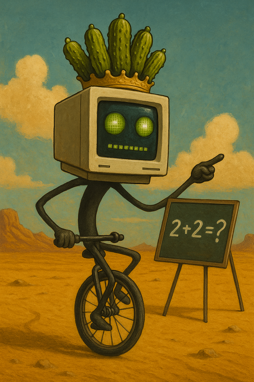 The Day Artificial General Intelligence Forgot Math But Remembered Pickles