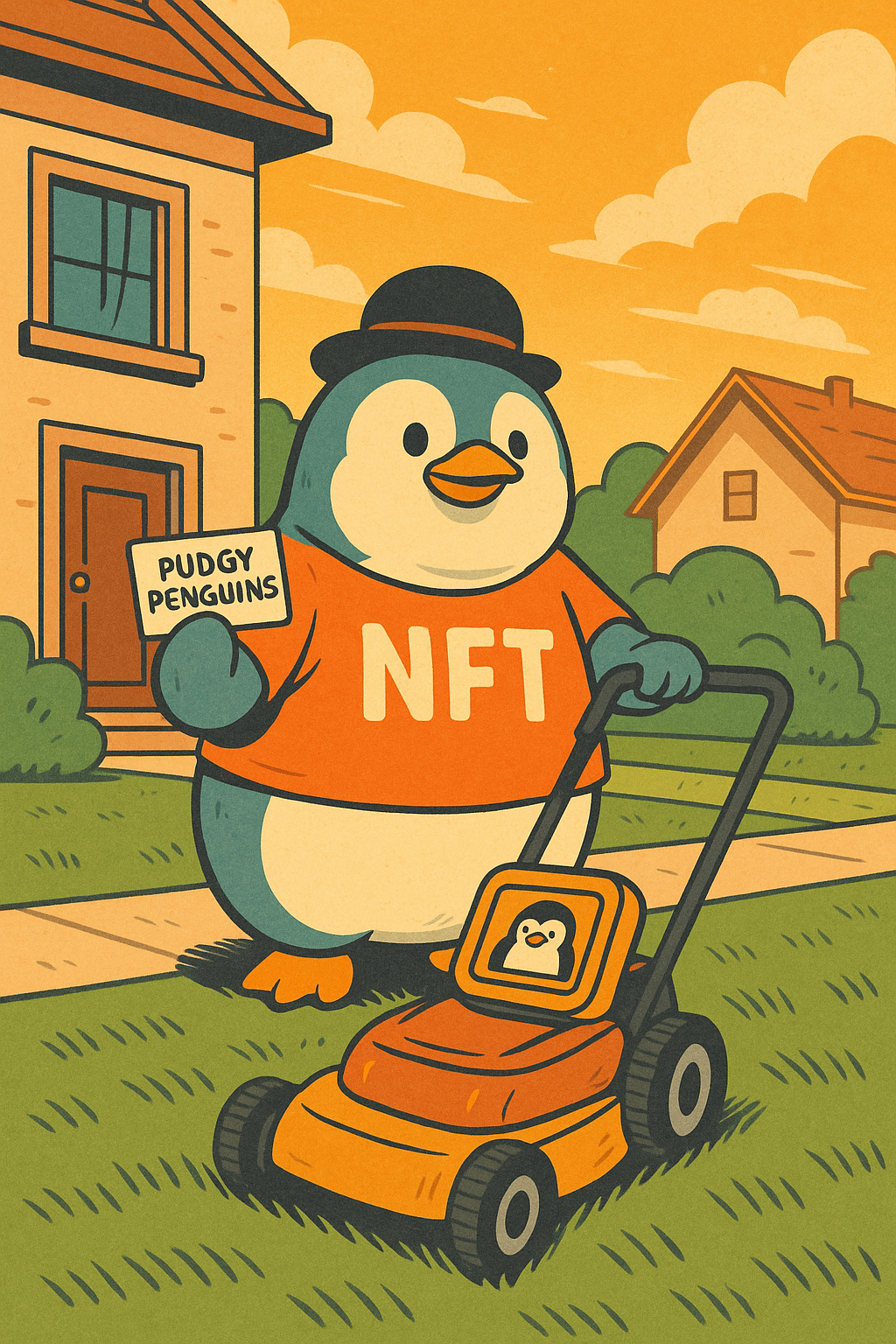 The Day A Pudgy Penguin Sold Me A Lawn Mower