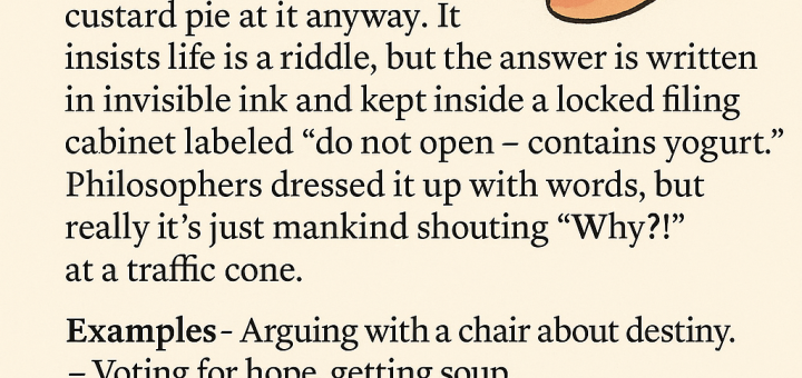 Absurdism Definition: The Universe’s Practical Joke Without A Punchline