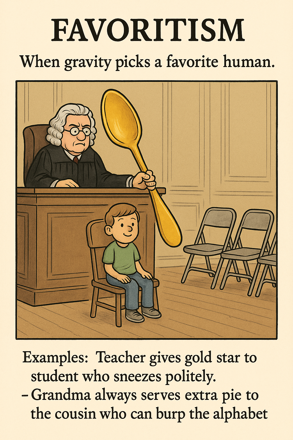 Favoritism Definition: When Gravity Picks A Favorite Human