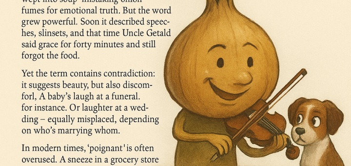 Poignant Definition: The Knife That Cuts Feelings